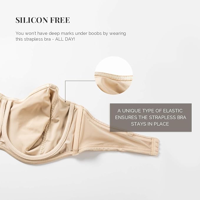 Lunelle Strapless Minimizer Bra