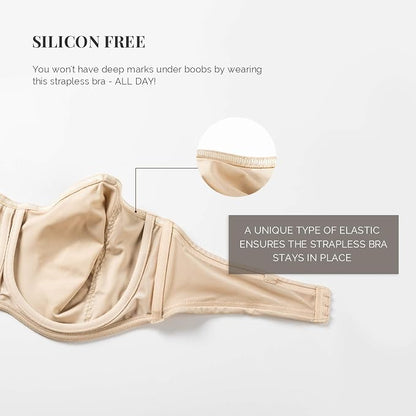 Lunelle Strapless Minimizer Bra