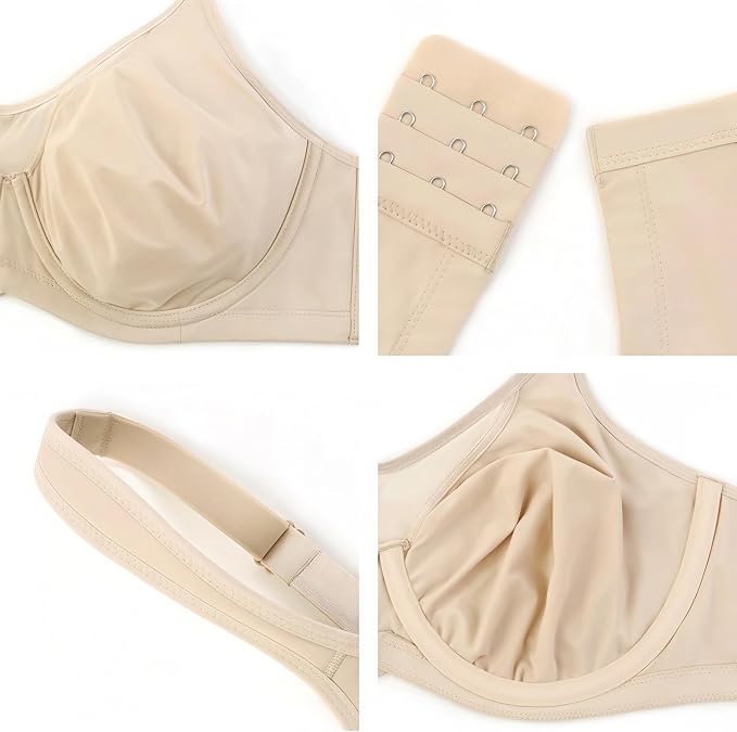 Lunelle Soft Cloud Minimizer - Seamless Underwire Bra